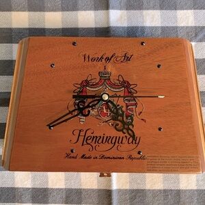 A. Fuente Cigar Box Clock